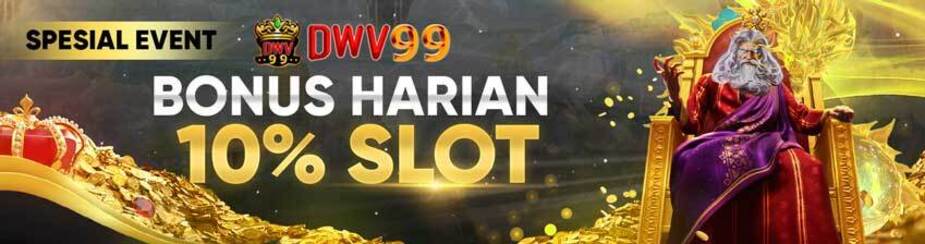 BONUS HARIAN SLOT 10%